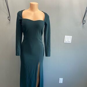 Windsor Teal Long‎ Sleeve Dress